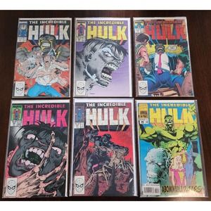 The Incredible Hulk - Lot of 6 Vintage Comic Books from Marvel